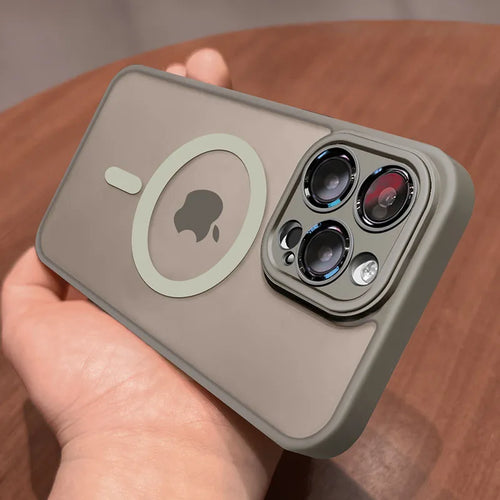 Luxury Matte Armor For Magsafe Magnetic Wireless Charging Case For