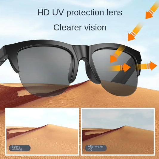 Smart Bluetooth Glasses Wireless Bluetooth Headphones Bluetooth Sun