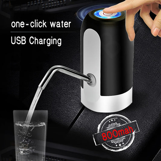 Wireless Electric Barreled Water Pump 800mah Battery USB Rechargeable