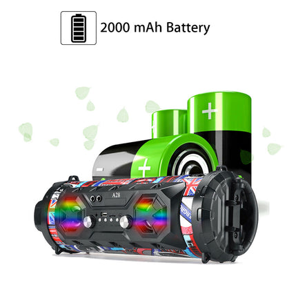 Boombox portatile wireless con bassi superiori e altoparlanti radio Bluetooth 