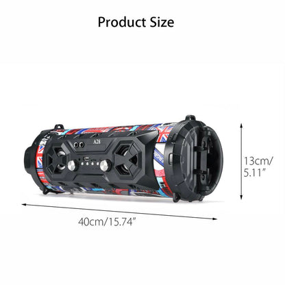 Boombox portatile wireless con bassi superiori e altoparlanti radio Bluetooth 