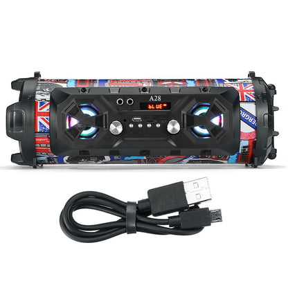 Boombox portatile wireless con bassi superiori e altoparlanti radio Bluetooth 